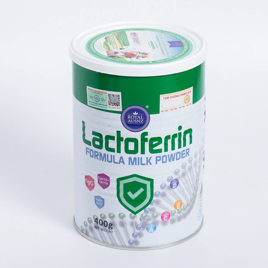 Sữa Bột Hoàng Gia Úc Lactoferrin Formula Milk Powder Tăng Cường Miễn Dịch Và Sức Đề Kháng Vượt Trội 400g
