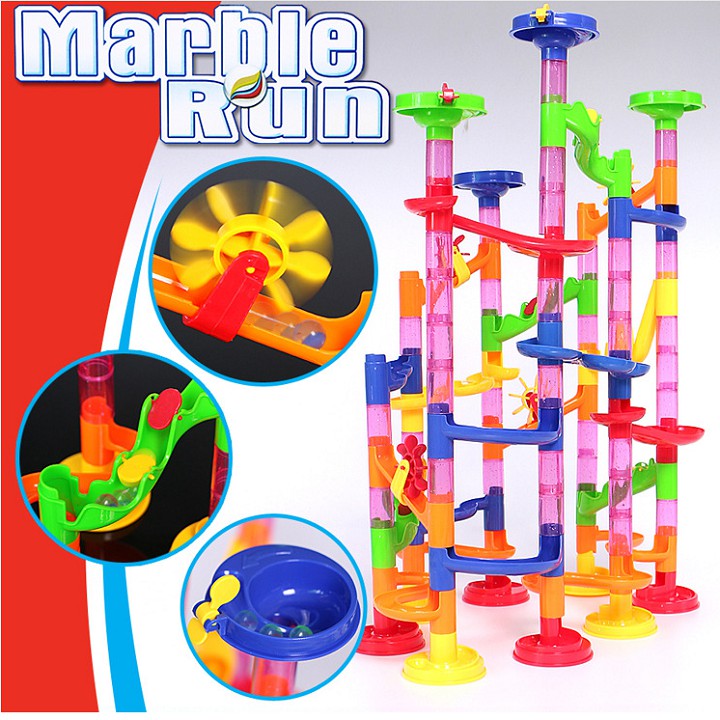 Marble Run Bộ lắp ghép Đồ chơi lăn bi cho trẻ em