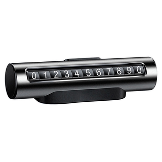 Ready Stock D2VN Car Temporary Parking Card Rotate Phone Number Plate Park Stop