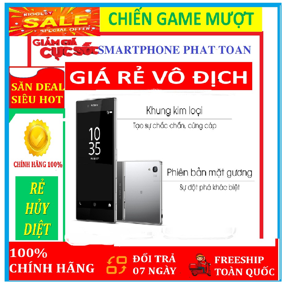 điện thoại Sony Z5 Premium ram 3G bộ nhớ 32G mới, Máy Chính hãng, Chơi Game nặng mượt