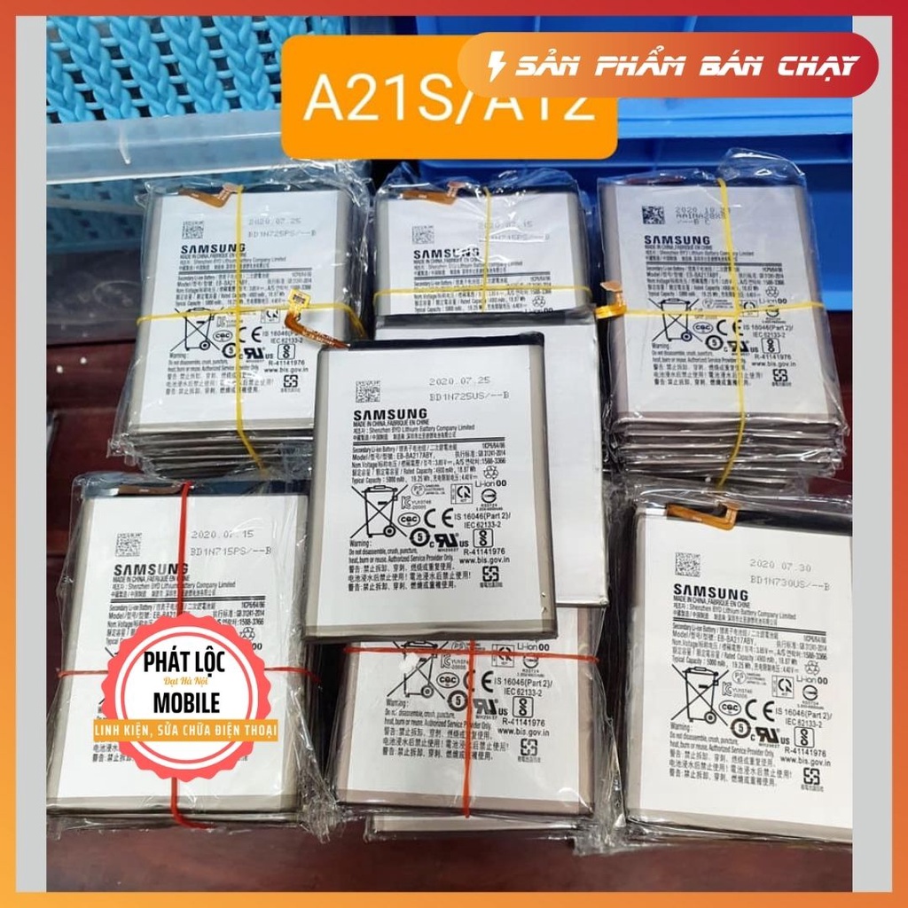 Pin Samsung dòng A zin chính hãng đủ các mẫu mã: A31, A51, A71, A11, A21s, A70... Pin Samsung A bảo hành 3 tháng