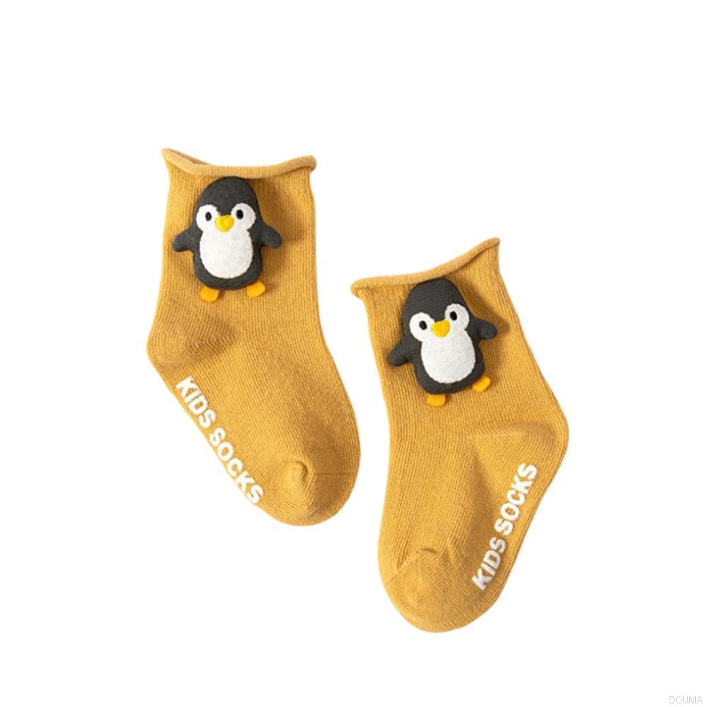 Baby Socks Combed Cotton Loose Boneless Children's Anti-Socks Autumn And Winter Baby Anti-Slip Socks Cute Cartoon Floor Socks