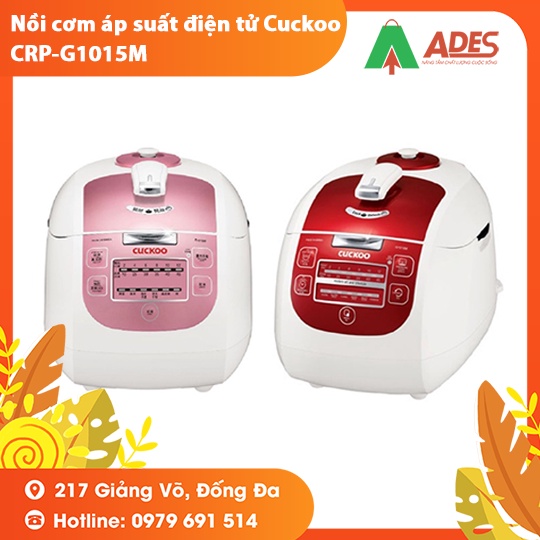 [Mã 154ELSALE2 giảm 7% đơn 300K] Nồi cơm áp suất điện tử Cuckoo 1.8L (Hồng/ Đỏ) CRP-G1015M 4-6 người ăn - BH chính hãng