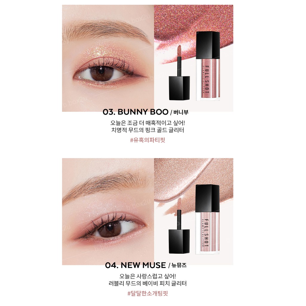 Nhũ mắt dạng kem mịn mượt A'PIEU FULL SHOT GLAM EYE GLITTER