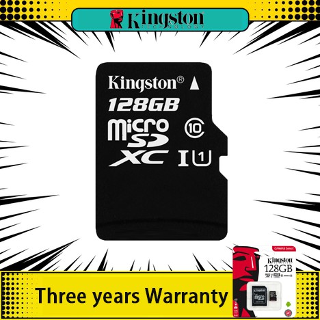 Thẻ nhớ Kingston 128GB tốc độ cao up to 80MB/s Micro SD Class 10 -Kèm Adapter Thẻ Nhớ