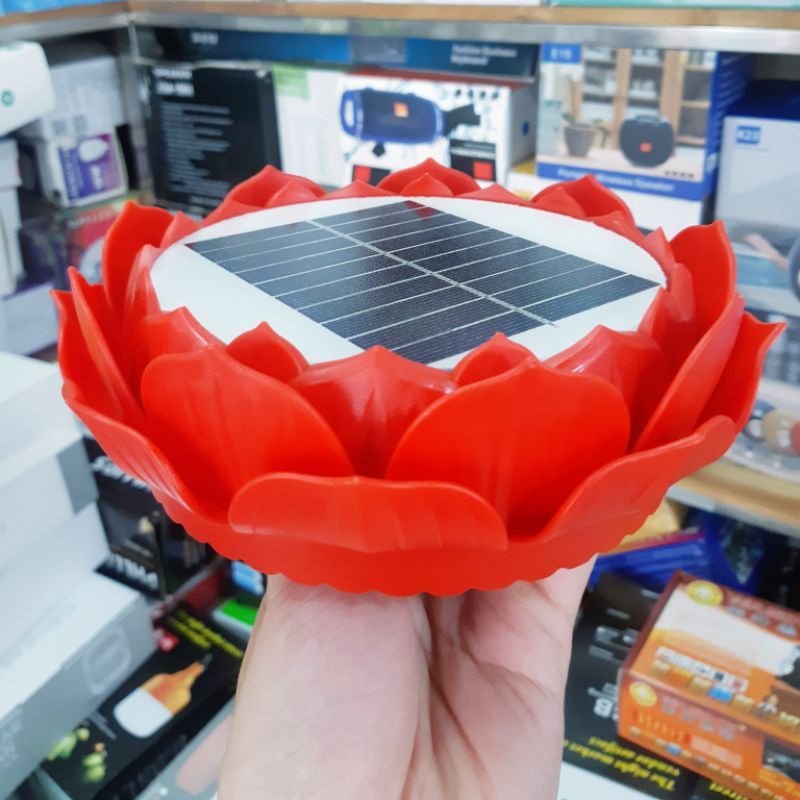 Máy Niệm Phật Hình Hoa Sen Dùng Năng Lượng Mặt Trời