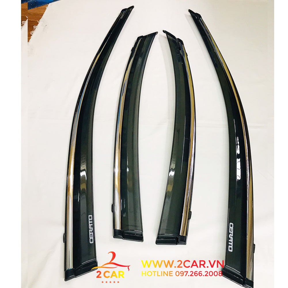 Vè che mưa xe KIA Cerato 2016 2017 2018 2019- 2020 2021 2022 chỉ mạ crom cao cấp