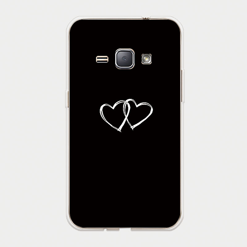 Ốp Lưng Samsung Galaxy J1 2016 J1Mini TPU mềm Case Cá tính đen tuyền Two