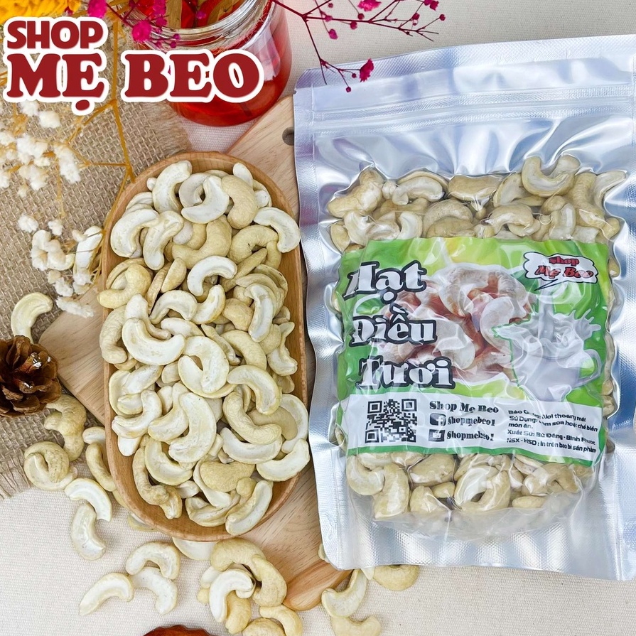 500Gr Hạt Điều Tươi Làm Sữa Làm Bánh Bình Phước