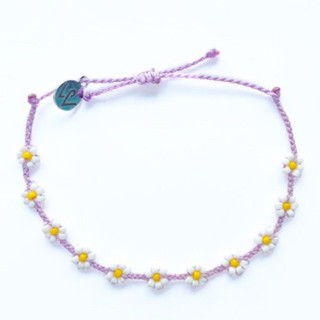 [Whiteline]  Set Vòng tay Lavender Daisy (có size Chân)