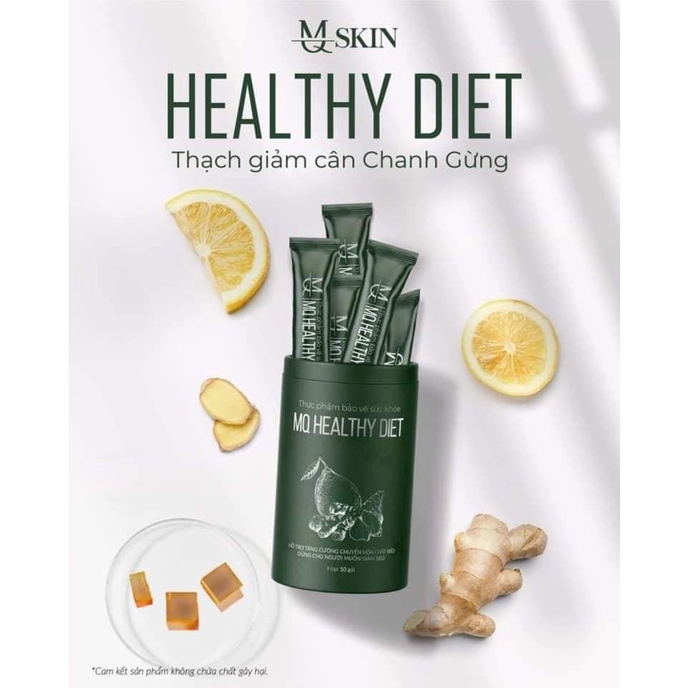 Thạch giảm cân Chanh Gừng MQ Skin chính hãng - MQ Healthy Diet