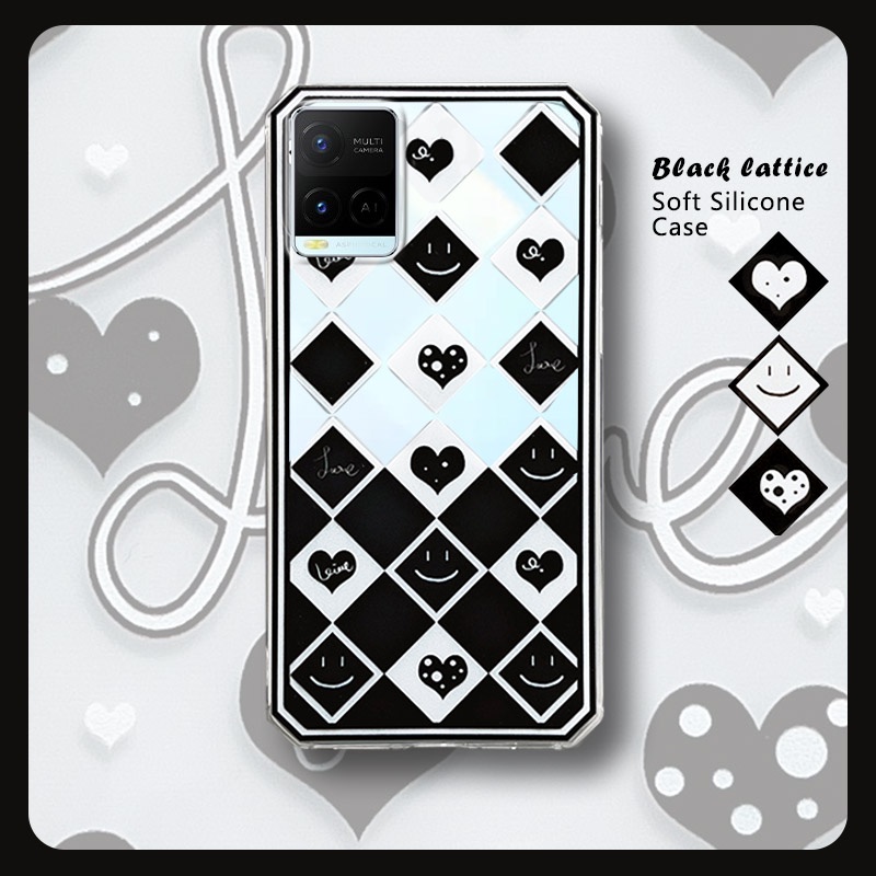 Ốp Điện Thoại Màu Đen Cho Vivo Y33T Y21 V21 V21E Y33s Y31s Y52s Y76s Y76 Y21s Y20 Y20i Y20s Y12s Y12 Y15 Y17 V20 SE