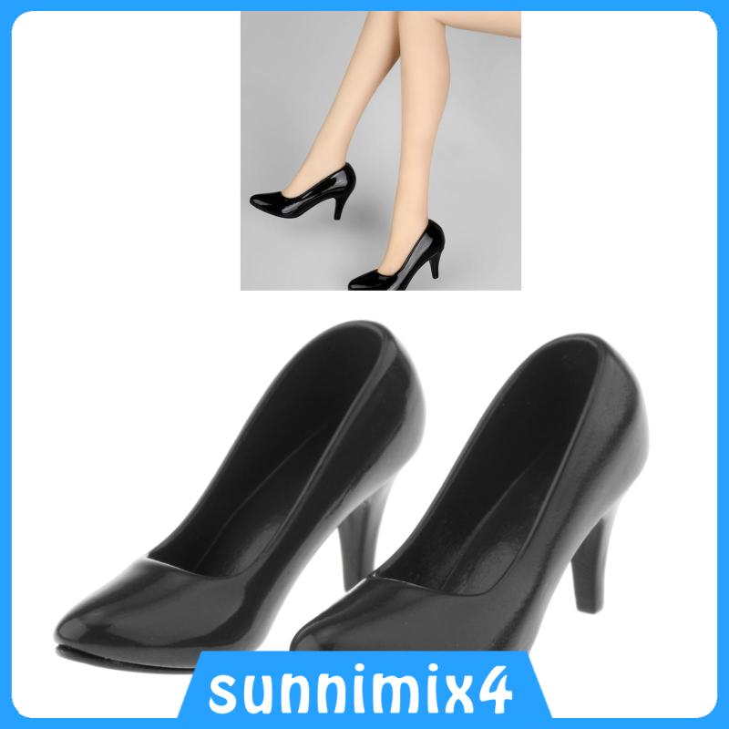 [H₂Sports&Fitness]1/6 Womans Fashion High Heel Shoes Pump for 12inch OB OD Figures White