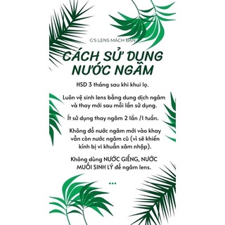 Nước  nhỏ mắt và nước ngâm lens [CHÍNH HÃNG]