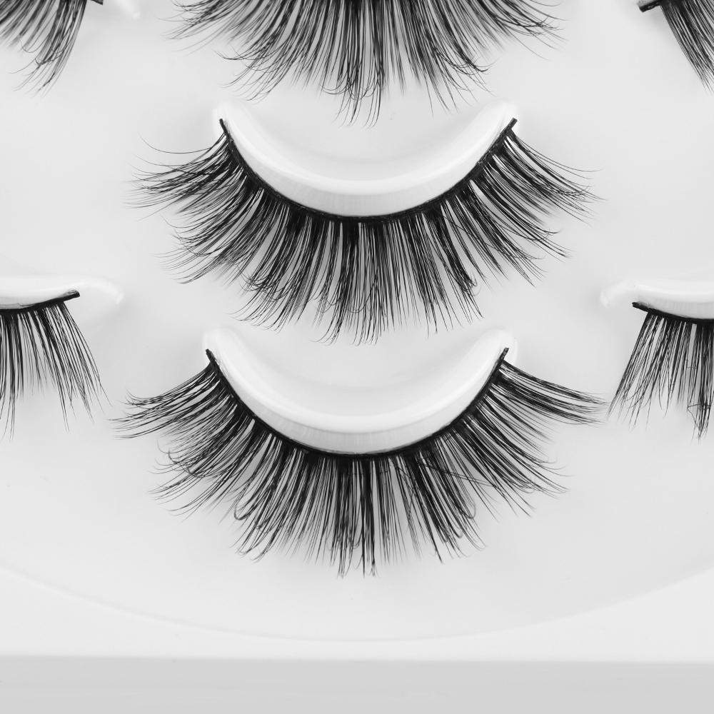 Bộ 7 Cặp Lông Mi Giả Dài Tự Nhiên Handmade Dành Cho Nữ