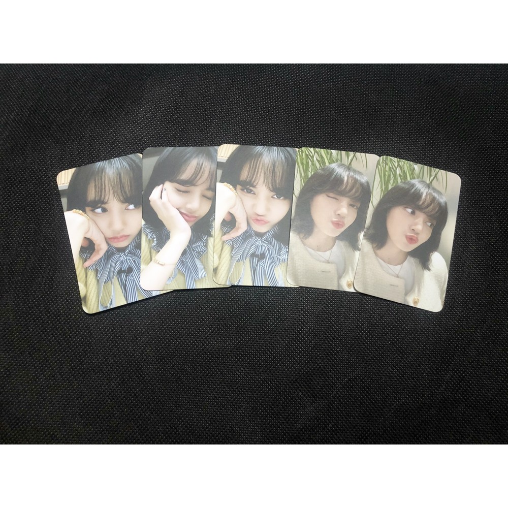 Bộ ảnh photocard fanmade BLACKPINK LISA EL08