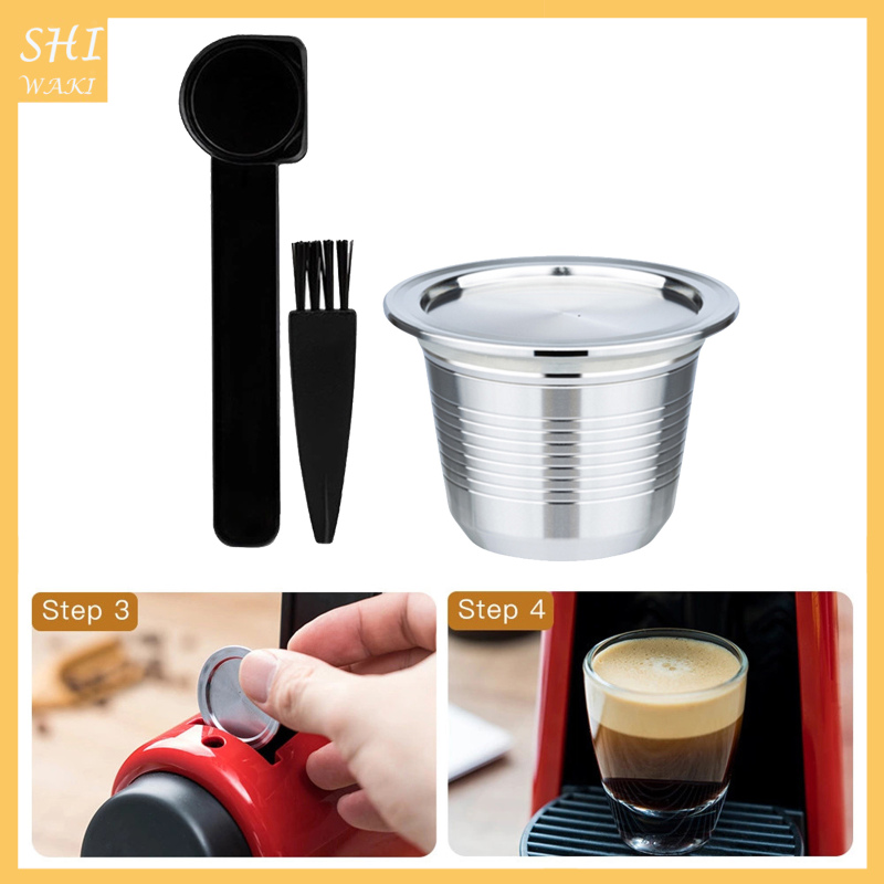 [In Stock]Coffee Capsule Stainless Steel Reusable for Espresso for Pixie for Maestria