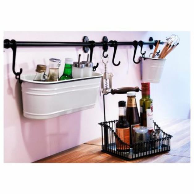 CÓ SẴN Giỏ treo FINTORP - IKEA bằng sắt sơn tĩnh điện