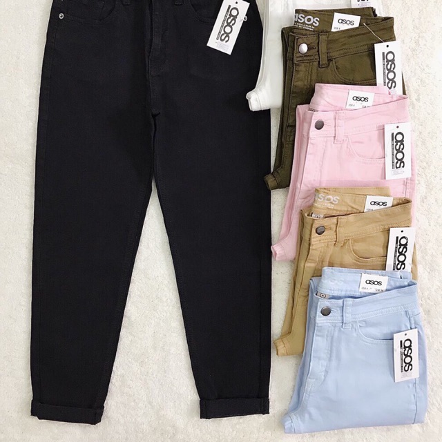Quần jeans nử baggy màu mới