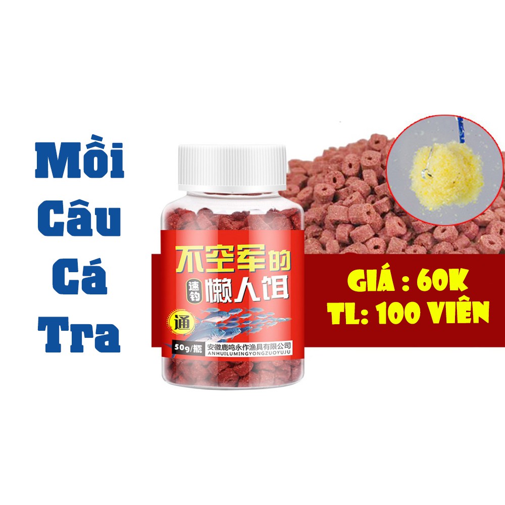 Mồi câu cá tra dạng viên Siêu Nhậy