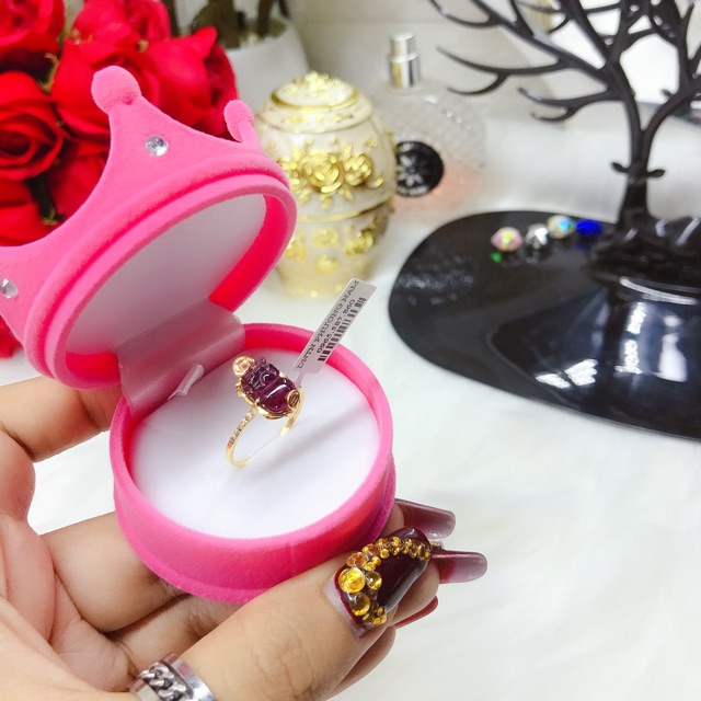 Nhẫn Tỳ Thiên Lộc Bọc 10k-Gold
