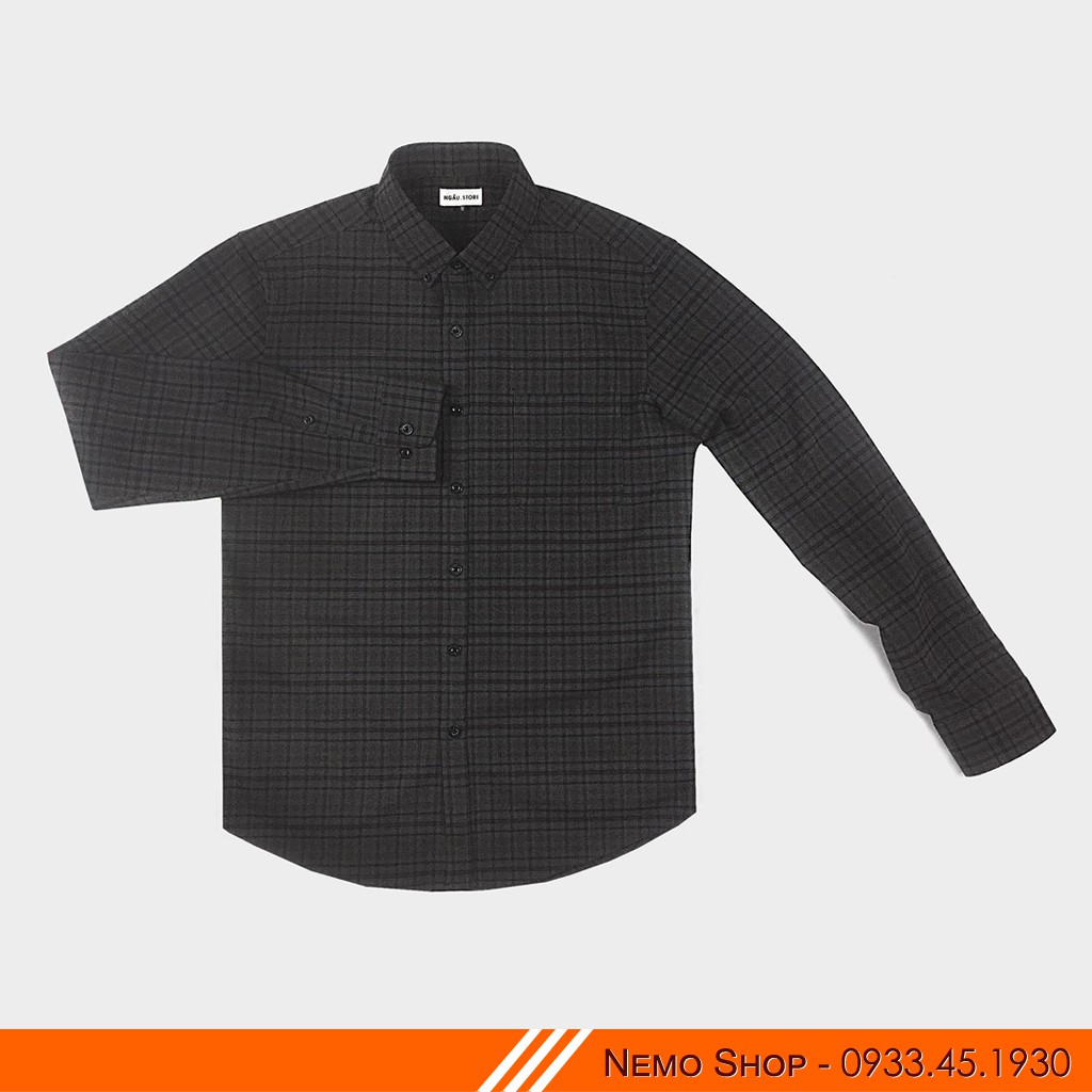 Áo sơ mi nam Checked Shirt hoạ tiết caro mix nhiều màu cho mùa Thu Đông ấm áp