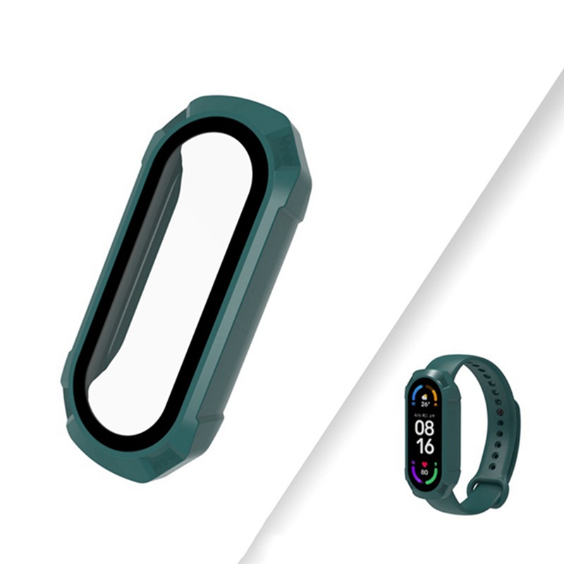 Ốp Lưng Kính Cường Lực Cao Cấp Cho Xiaomi Mi Band 6 5 Mi Band 6 5 4 3