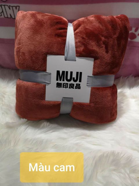 Chăn băng lông Muji xuất Nhật ( 2m x 2.3m) 1,8kg