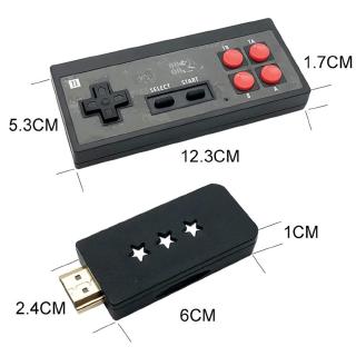 【janny】4K Mini Video Game Console Retro Game Player with Wireless Controller HDMI Output Built-in 568 Classic Games for Dual Players