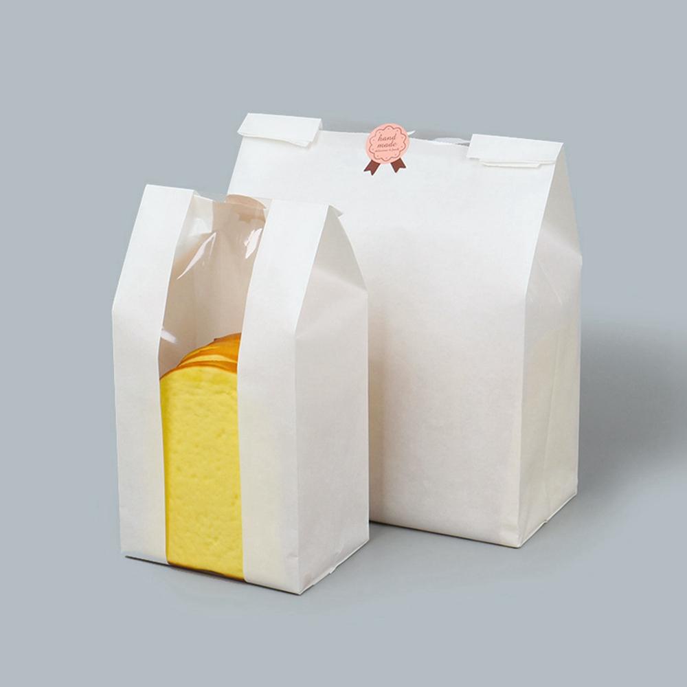 Túi Giấy Kraft Trong Suốt Đựng Bánh Nướng Tránh Dầu Mỡ Tiện Dụng
