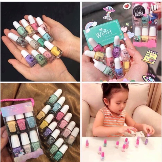 SET SƠN MÓNG TAY CHO BÉ