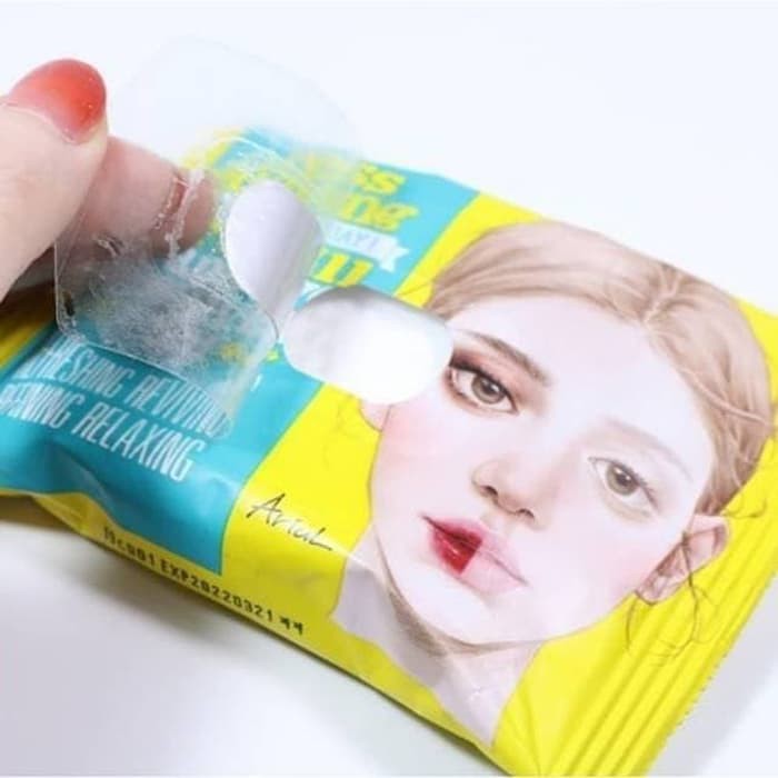 Khăn Giấy Tẩy Trang Mắt Và Môi Ariul Stress Relieving Purefull Lip And Eye Remover Pad ( 30 miếng)