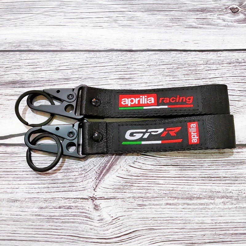 Móc khoá cho các hãng xe Benelli GPR Ducati... móc bằng thép không gỉ, logo vải thêu