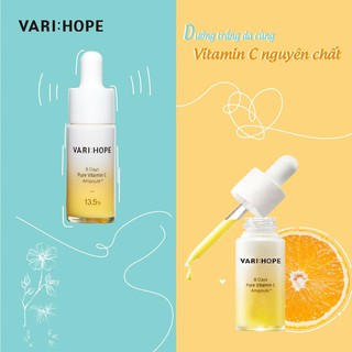 Tinh chất dưỡng trắng, làm mờ thâm nám trong 8 ngày Varihope 8 Days Pure Vitamin C Ampoule