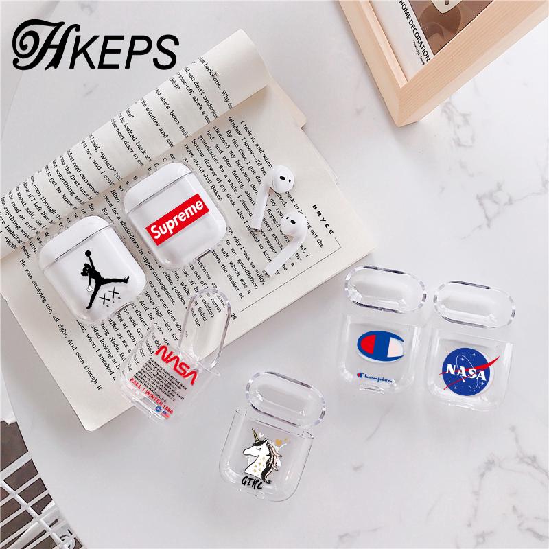 Hộp silicone trong suốt bảo vệ tai nghe Bluetooth không dây Airpods