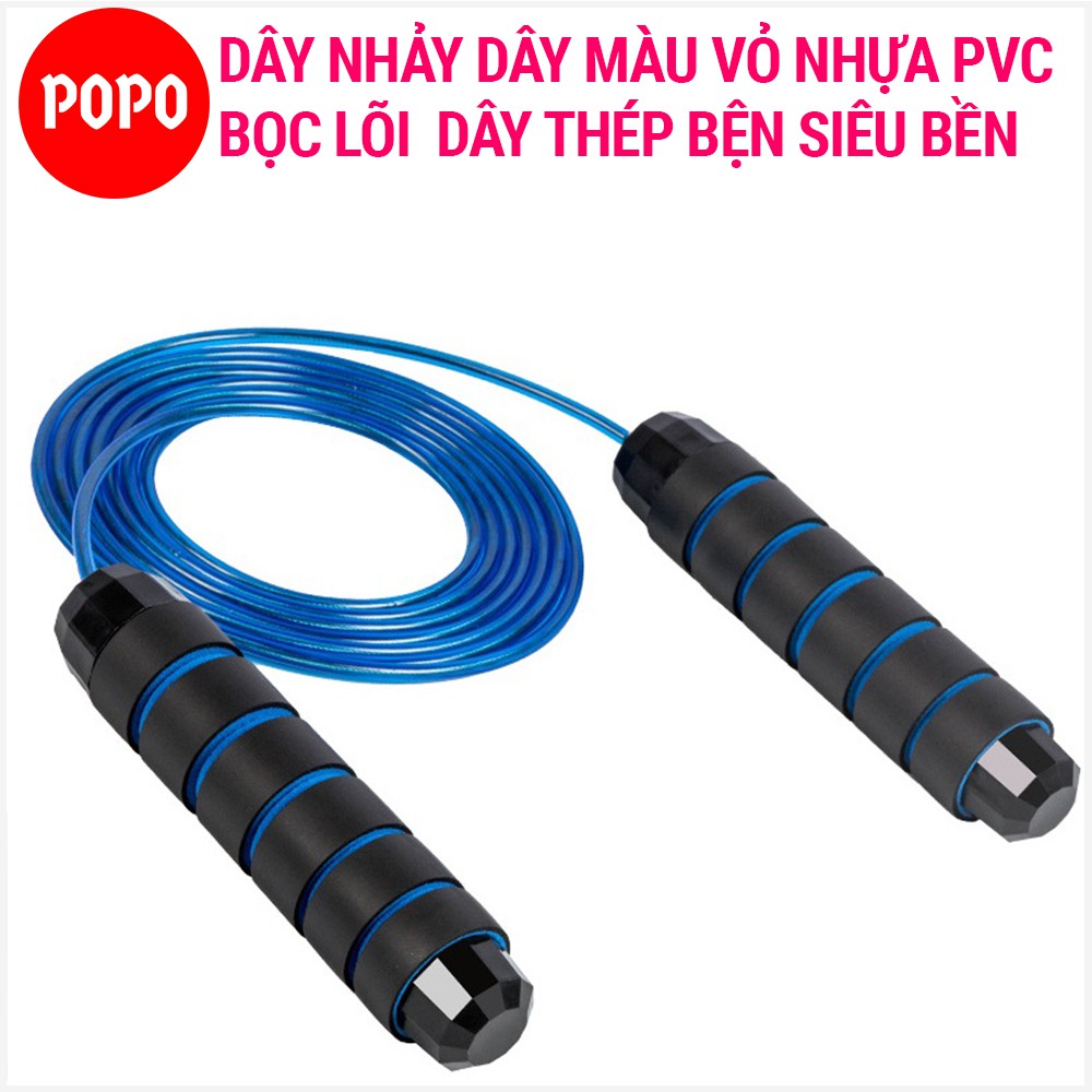 Dây nhảy thể lực,dây nhảy thể dục giúp giảm cân, giảm mỡ bụng POPO hỗ trợ tập luyên kickbox, boxing