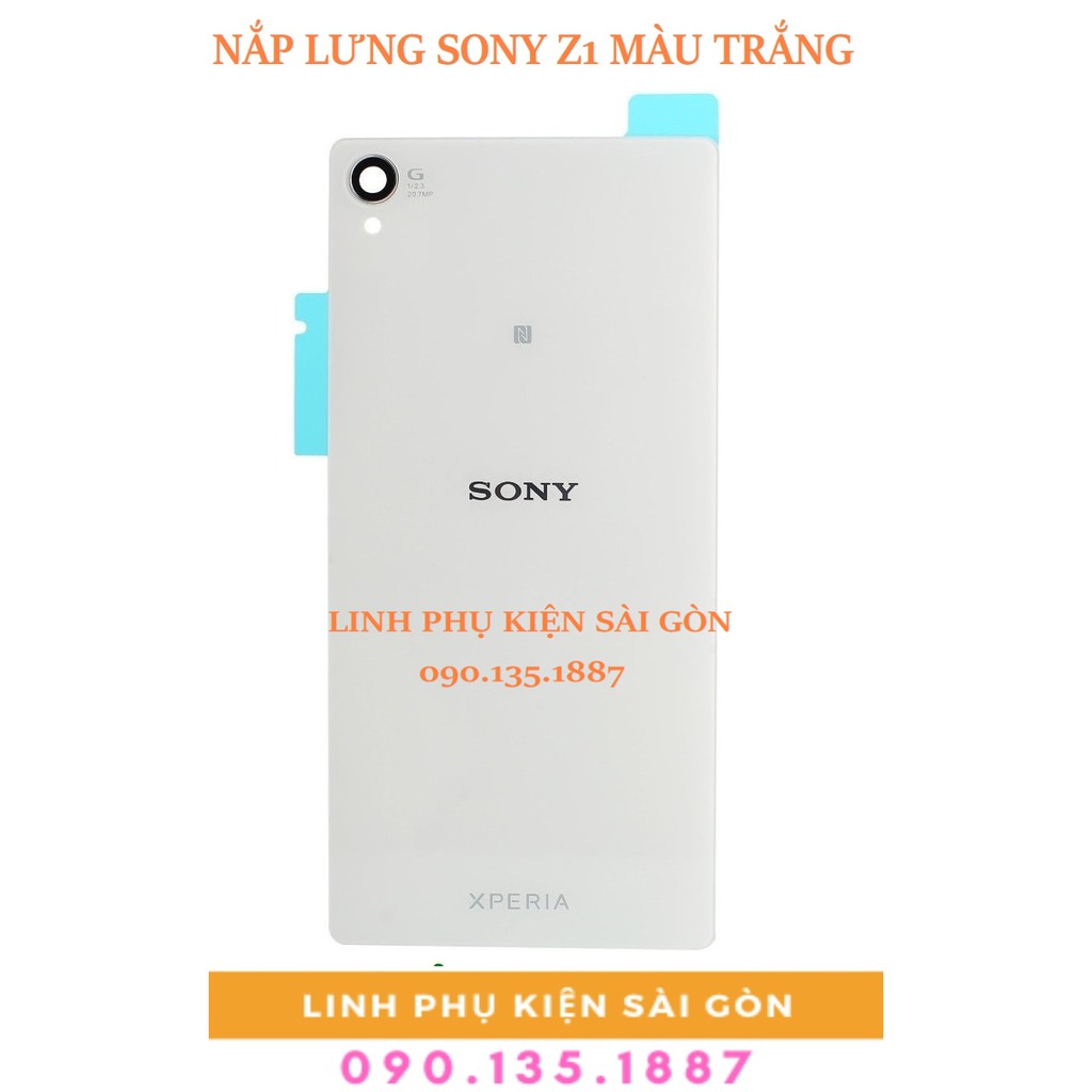 NẮP LƯNG SONY Z1 MÀU TRẮNG