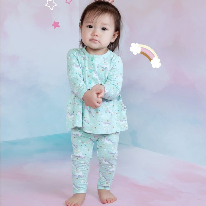 Chaang Bộ dài babydoll bé gái