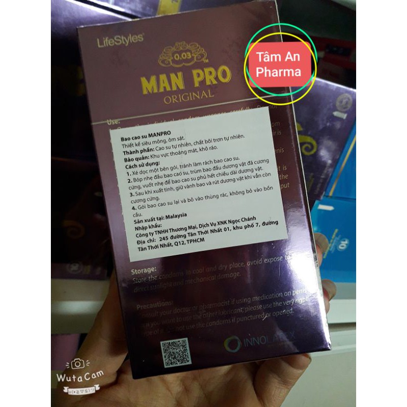 Bao cao su Man Pro siêu mỏng nhập khẩu Malaysia chống xuất tinh sớm