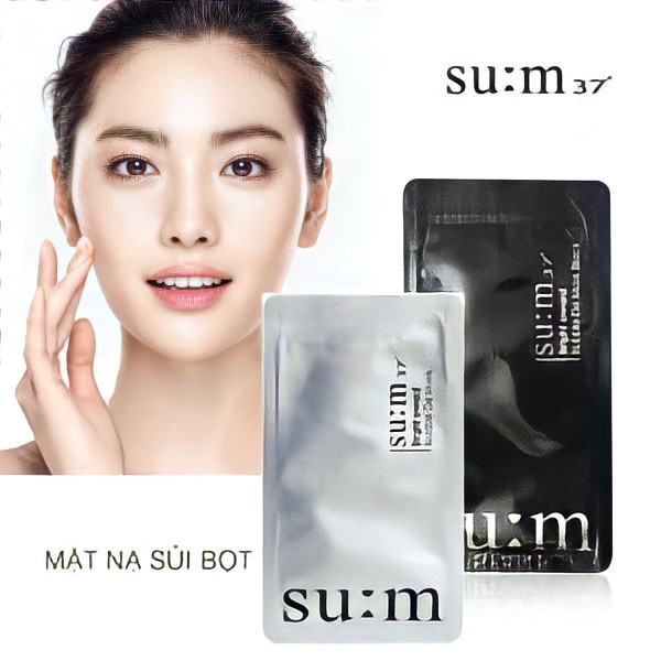 Mặt Nạ Sủi Bọt Thải Độc Sum 37 Đen + Trắng 3m ( combo 5 cái )