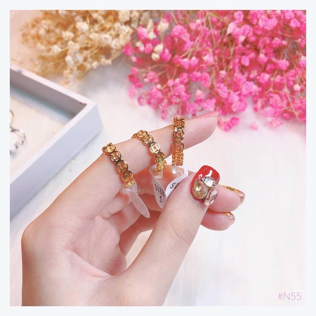 Nhẫn titan kim tiền tài lộc ko đen - |Nguyễn Trà Dương|