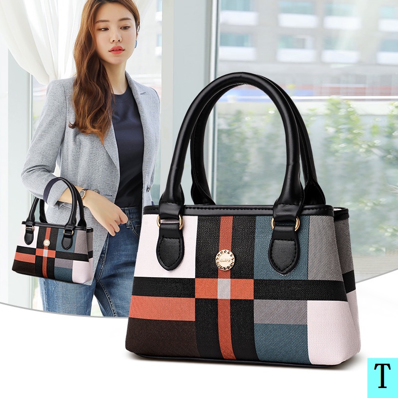 Túi Xách Tay Hai Ngăn Thời Trang Mới Dành Cho Phụ Nữ Trung Niên 2022