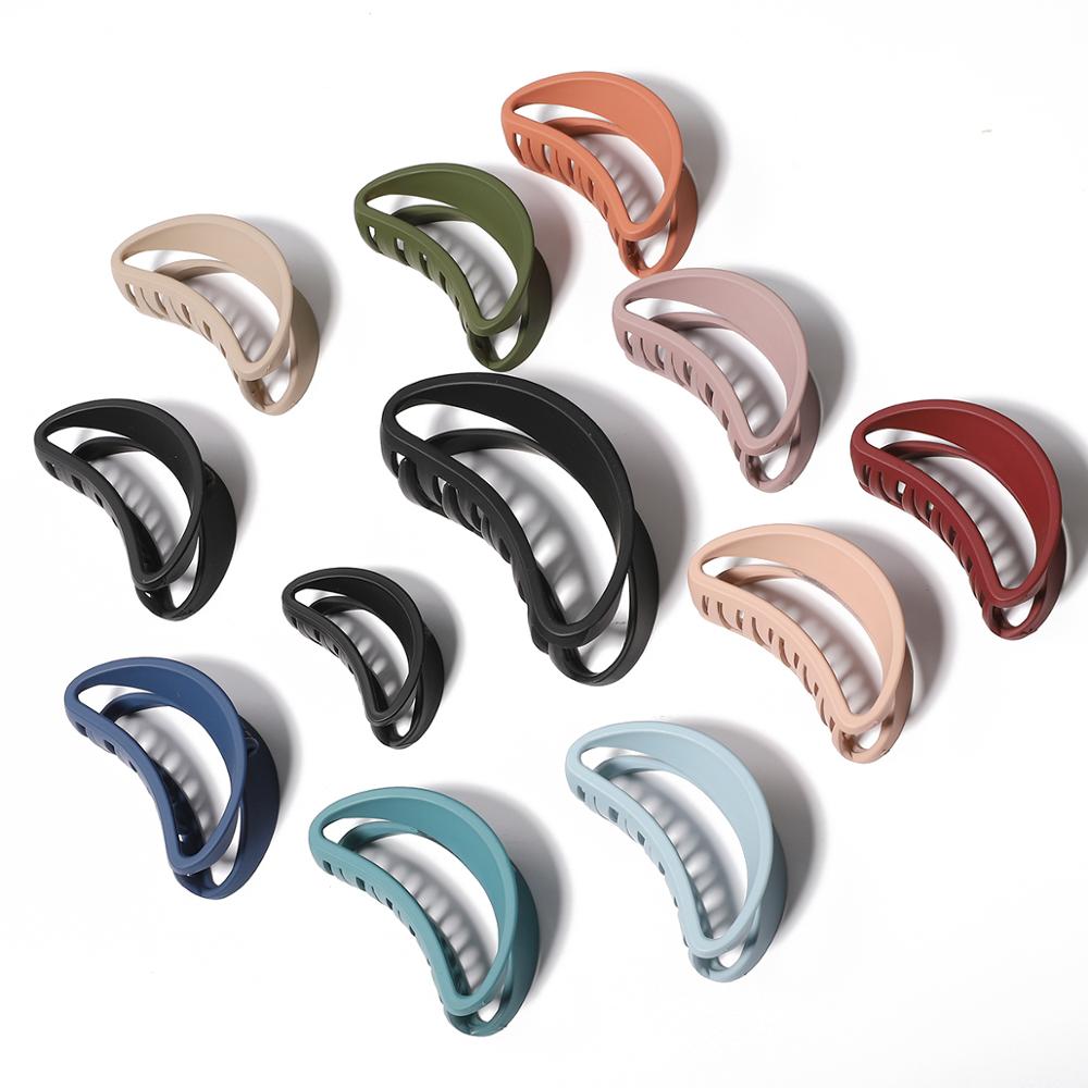 Kẹp gắp tóc Beadia màu trơn tùy chọn xinh xắn cho nữ