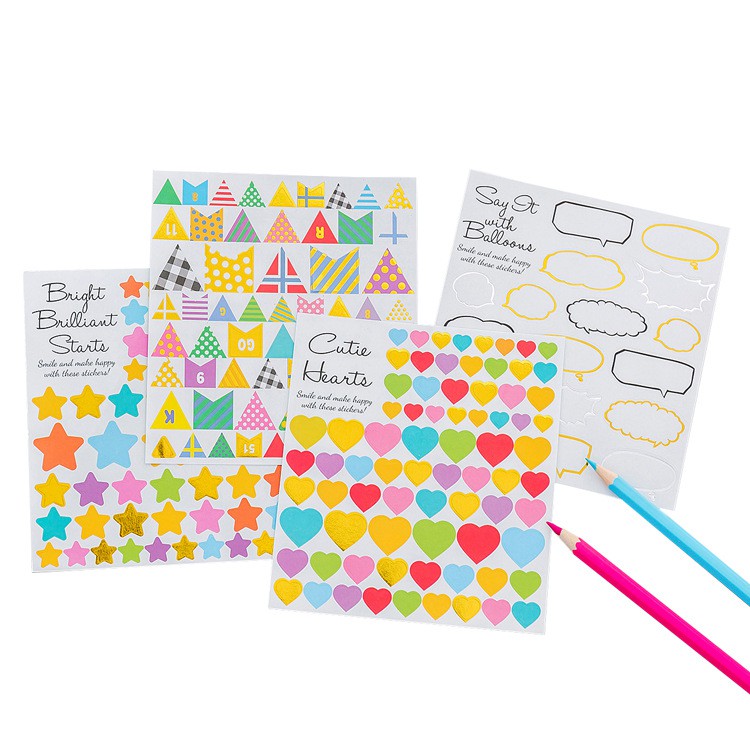 Sticker làm thiệp, trang trí sổ đủ mẫu