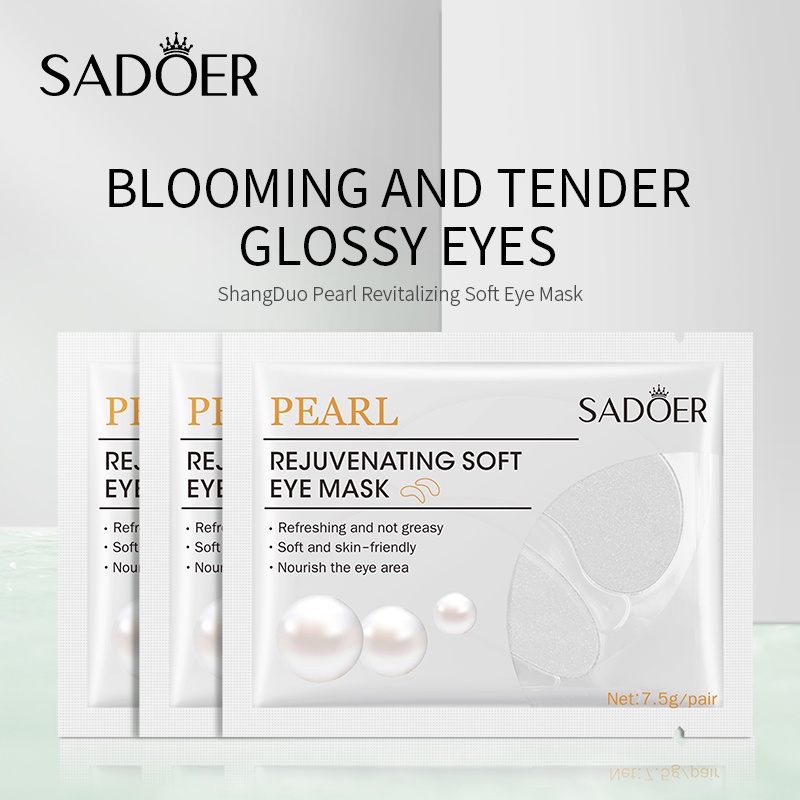 Mặt nạ mắt SADOER 2 miếng 1 gói, chống nhăn, Mask chống lão hóa, mặt nạ dưỡng mắt giảm quầng thâm