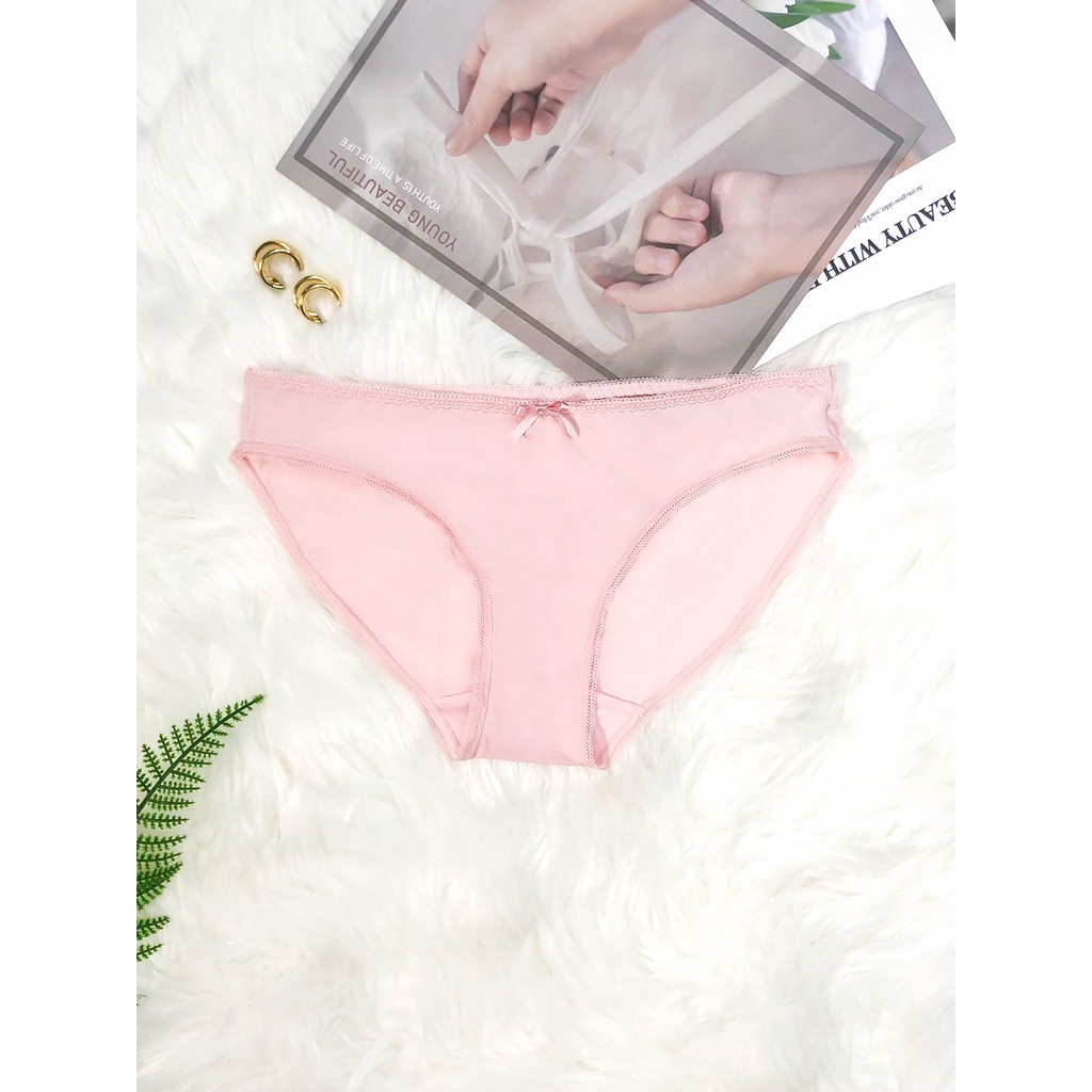 Quần lót Bikini VERA nylon không họa tiết - 0410