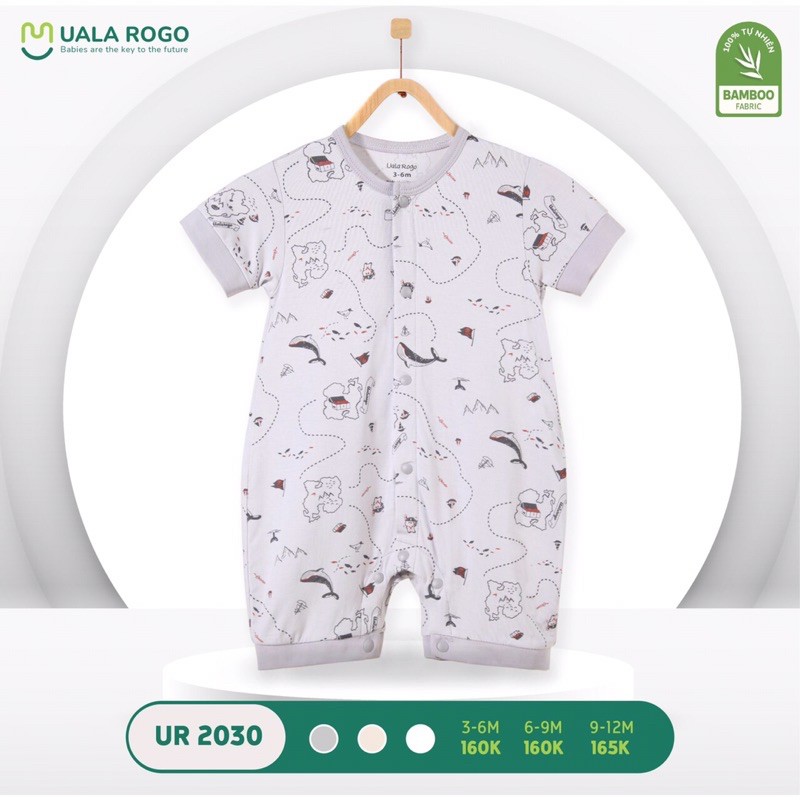 Body cộc tay bamboo Ualarogo