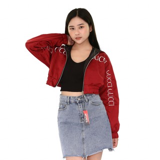 [Hàng Mới] Áo Khoác Phi Lụa Thêu Cực Xinh Form Lửng