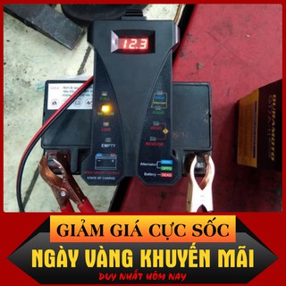 Dụng cụ xe máy. Kiểm Tra Bình Ắc Quy & Test Sạc Điện Tử Đơn Giảm Hiệu Quả
