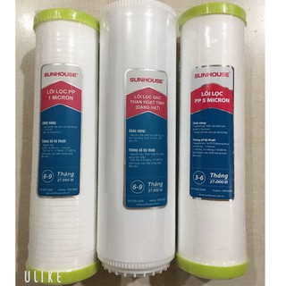 Bộ 3 lõi lọc thô chính hãng Sunhouse